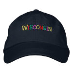Namedrop Nation_Wisconsin multi-colored embroideredhat