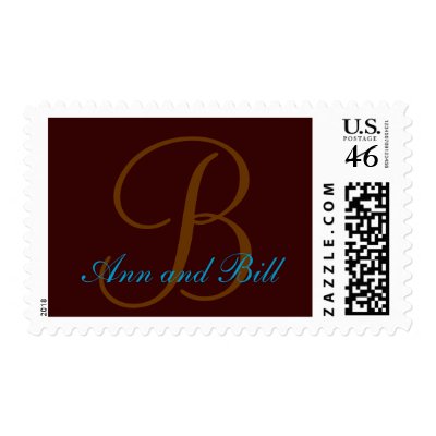 Names and Initial Monogram Stamp B
