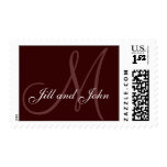 Names and Initial Monogram Stamp Chocolate