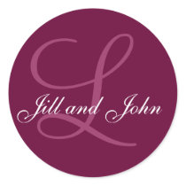 Names and Initial Monogram Sticker Letter L by monogramgallery Names and Initial Monogram Sticker Letter L