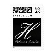 Names and Initial nogram+stamps Postage H