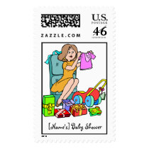  [Name's] Baby Shower postage