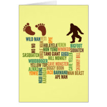 Names For Bigfoot Card