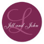 Names Initial Monogram L Wedding Favor Stickers
