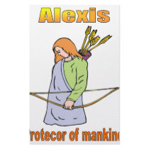 Names&Meanings - Alexis stationery