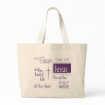 Names of JESUS Christian Tote & Grocery Bag bags