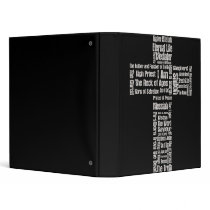 Names of Jesus Cross Vinyl Binders