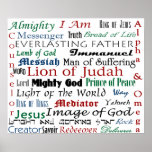 Names of Jesus Posters