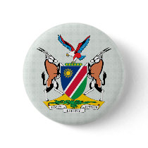 Namibia Coat of Arms detail Pinback Button