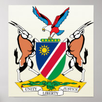 Namibia Coat of Arms detail Print