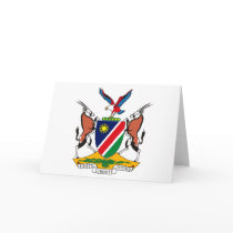 Namibia Coat of Arms Greeting Card by FlagTshirts Namibia Coat of Arms Greeting Card