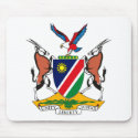 Namibia Coat of Arms Mousepad by FlagTshirts Namibia Coat of Arms Mousepad