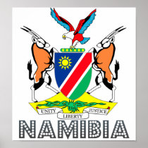 Namibia Coat of Arms Print