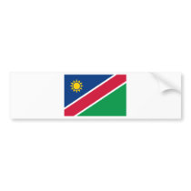 Namibia Flag bumper stickers