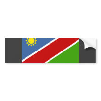 Namibia Flag bumper stickers by coolcountry Namibia Flag bumper stickers