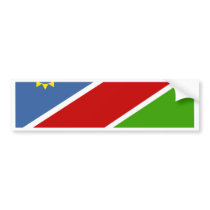 Namibia Flag bumper stickers by coolcountry Namibia Flag bumper stickers