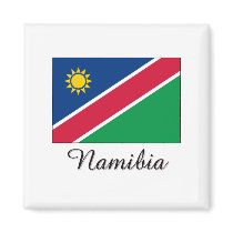 Namibia Flag Design magnets by flagshirt Namibia Flag Design magnets