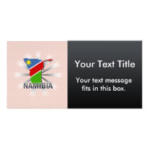 Namibia Flag Map 2.0 Photo Cards