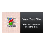 Namibia Flag Map 2.0 Photo Cards