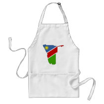 Namibia flag map aprons by FlagStore Namibia flag map aprons