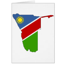 Namibia flag map cards
