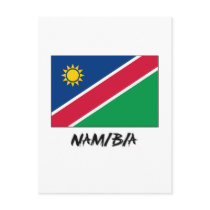Namibia Flag postcards