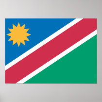 Namibia Flag Print