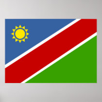 Namibia Flag Print