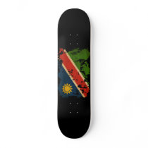 Namibia Flag Custom Skate Board