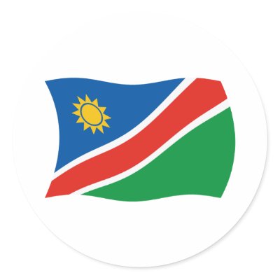 Namibia Flag Sticker by livingflags