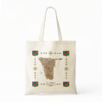 Namibia Map Flag Border Bag