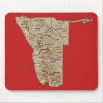 Namibia Map Mousepad