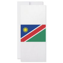 Namibia National Flag Customized Rack Card