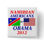 Namibian americans for Obama Pins