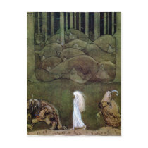 Namn: En kv?ll vid midsommartid gingo de med Bianc Postcard