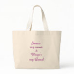 Nana and Bingo Canvas Bags
