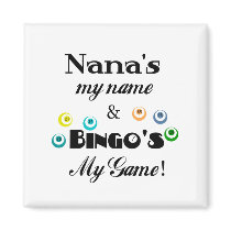 Nana and Bingo Refrigerator Magnet