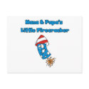 Nana and Papa's Little Firecracker Tshirts postcards by USAmilitary Nana and Papa's Little Firecracker Tshirts postcards