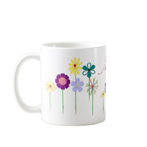 Nana - bright flowers for her mug