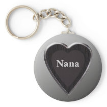 Nana Heart Keychain