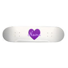 Nana in Purple Skate Board Decks