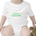 NANA LOVES ME BABY BODYSUITS