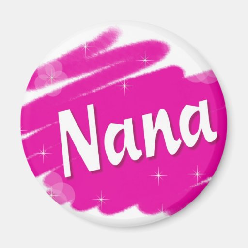 Nana Loves Pink 2 Inch Round Zazzle