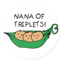 Nana of Triplets Pod stickers