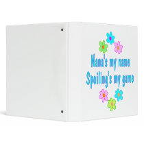 Nana Spoils Vinyl Binder
