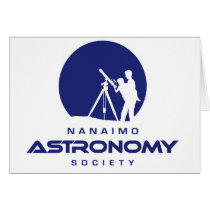 Nanaimo Astronomy Logo Products cards