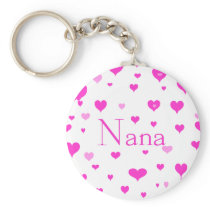 Nana's Hearts Keychain