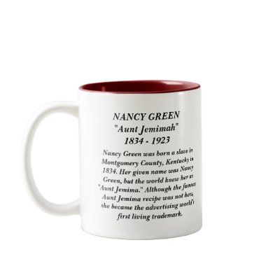 Nancy Green Aunt Jemima Coffee Mugs by CrazyCups