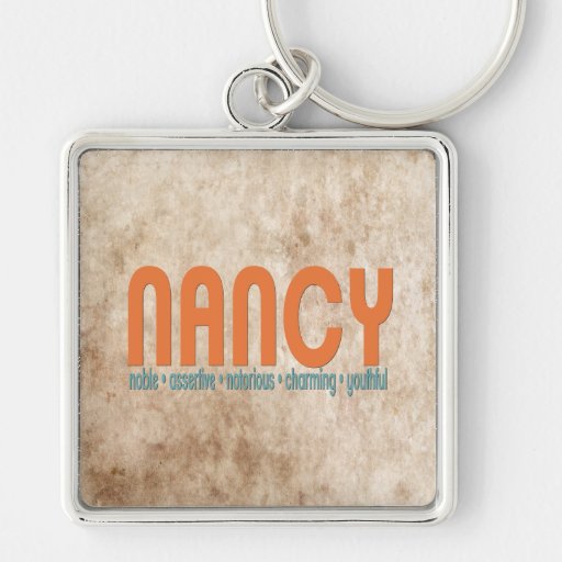 nancy-name-meaning-keychain-zazzle