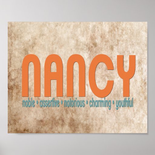 nancy-name-meaning-print-zazzle